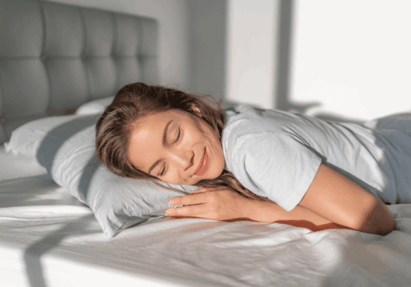 sleeping on firm mattress