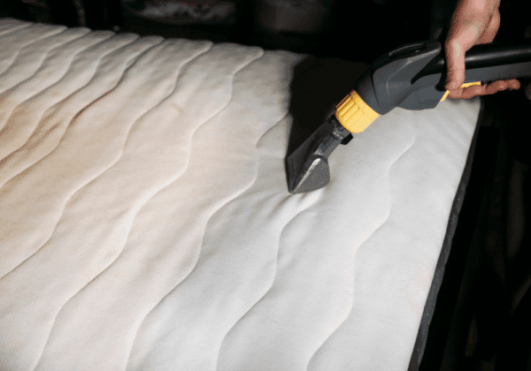 old mattress being cleaned upgrade to a new mattress in kelowna bc